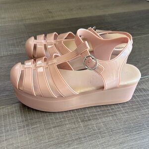 Platform Jelly Sandals for Women